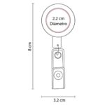 PORTAGAFETE GAURI PLATA PRO 030 (METAL) - Imagen 4