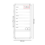 PRO 070 B - PINTARRÓN DAKO (BLANCO - MELAMINA - CORCHO - ALUMINIO - CARTON) - Imagen 6