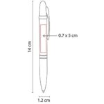 BOLÍGRAFO COLUMBUS GRIS RQ 017 G (METAL - FIBRA DE CARBONO) - Imagen 5