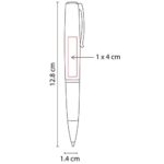 BOLÍGRAFO DALLAS NEGRO RQ 019 N (ACERO INOXIDABLE) - Imagen 5