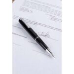 BOLÍGRAFO DALLAS NEGRO RQ 019 N (ACERO INOXIDABLE) - Imagen 4