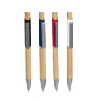 RQ 1130 A - BOLÍGRAFO HOLZ AZUL (AZUL - ALUMINIO - BAMBU) - Imagen 5