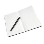 SET 022 N - SET MARMARIS (NEGRO - PAPEL ITALIANO PREMIUM CAJA - ACERO INOXIDABLE, PLASTICO, SILICON TERMO - CURPIEL LIBRETA - ACERO INOXIDABLE BOLIGRAFO - PLASTICO POWER BANK - CURPIEL, METAL LLAVERO) - Imagen 6