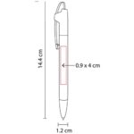 BOLÍGRAFO CELIO ROJO METALICO SH 1070 R (PLÁSTICO - CLIP METÁLICO) - Imagen 2