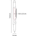 BOLÍGRAFO DENEB PLATA SH 2860 S (PLÁSTICO) - Imagen 2