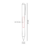 SH 3025 A - BOLÍGRAFO MOLVI AZUL (AZUL - PLASTICO) - Imagen 4