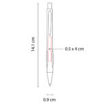 BOLÍGRAFO VALTICE PLATA SH 8035 S (ALUMINIO) - Imagen 2