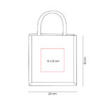 SIN 015 BE - BOLSA MINI BOIS (BEIGE - YUTE) - Imagen 5