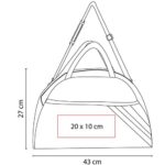 MALETA LYRA AZUL SIN 132 A (POLIÉSTER - MALLA) - Imagen 3