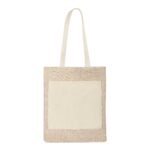 BOLSA LEIRIA BEIGE SIN 158 BE (YUTE - ALGODÓN) - Imagen 4