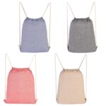 BOLSA-MOCHILA IVORY ROJO SIN 161 R (ALGODÓN RECICLADO) - Imagen 3