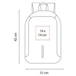 MOCHILA KONGUR NEGRO SIN 195 N (POLIÉSTER) - Imagen 5