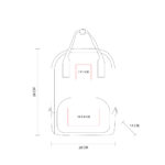 MOCHILA CERES AZUL SIN 226 A (POLIÉSTER) - Imagen 3