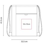 BOLSA-MOCHILA ARACAR AZUL SIN 315 A (NON WOVEN - POLIÉSTER) - Imagen 2