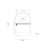 MOCHILA CON VINIL AZUL SIN 505 A (POLIÉSTER - VINIL) - Imagen 3