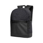 MOCHILA CON VINIL NEGRO SIN 505 N (POLIÉSTER - VINIL)