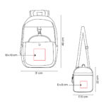 SIN 541 A - MOCHILA DOKU AZUL (AZUL - POLIESTER - FORRO POLIESTER) - Imagen 3