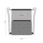 BOLSA-MOCHILA MALORA NEGRO SIN 608 N (POLIÉSTER) - Imagen 3