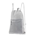 BOLSA-MOCHILA NUVEM GRIS SIN 616 G (POLIÉSTER - CURPIEL) - Imagen 2