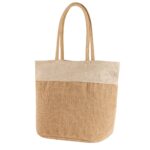 BOLSA BEIGE SIN 752 BE (YUTE - ALGODÓN) - Imagen 2
