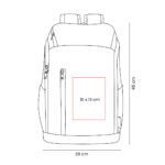 SIN 906 N - MOCHILA BAUM NEGRO (NEGRO - ALGODON RECICLADO) - Imagen 4