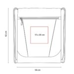 BOLSA-MOCHILA MYANMAR GRIS SIN 934 G (POLIÉSTER) - Imagen 4