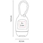 GEL SANITIZANTE IMANPA ROJO SLD 030 R (PLÁSTICO - SILICÓN) - Imagen 3