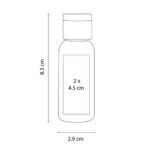 SANITIZANTE EN BOTE CILÍNDRICO BLANCO TRASLUCIDO SLD 040 B (PLÁSTICO) - Imagen 3