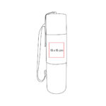 SPO 012 N - TAPETE DE YOGA SERENITY NEGRO (NEGRO - ESPUMA NBR TAPETE - POLIESTER FUNDA) - Imagen 3