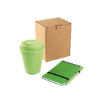 SET DE VASO Y LIBRETA ORIZABA VERDE ST-024V ( ST-024 - ST024 - OFICINA )