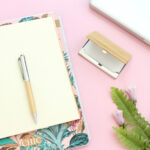 SET DE PLUMA Y TARJETERO DARAYA BAMBÚ ST-032C ( ST-032 - ST032 - BOLÍGRAFOS ) - Imagen 4