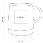 TAZA FIORLAND NEGRO TAZ 031 N (CERÁMICA - BAMBÚ) - Imagen 2