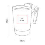 TAZA KILIA AZUL TAZ 033 A (ACERO INOXIDABLE - PLÁSTICO - CORCHO) - Imagen 5