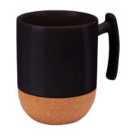 TAZA BIKANER NEGRO TAZ 038 N (PORCELANA - CORCHO)