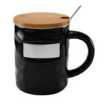 TAZA BAMBUSA NEGRO TAZ 055 N (CERÁMICA - BAMBÚ - ACERO INOXIDABLE - METAL) - Imagen 3