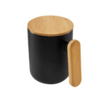 TAZA HANOI NEGRO TAZ 060 N (CERÁMICA - BAMBÚ) - Imagen 2