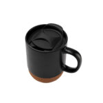TAZA SIDAMA NEGRO TAZ 061 N (CERÁMICA - CORCHO) - Imagen 2