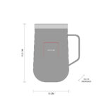 TAZA TASSE NEGRO NEGRO TAZ 062 N (ACERO INOXIDABLE - PLÁSTICO) - Imagen 3