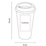 VASO ECOLÓGICO SOUL BEIGE TMPS 115 BE (PLÁSTICO - FIBRA DE AGAVE) - Imagen 2