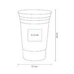 TMPS 119 M - VASO FIESTA MORADO (MORADO - PLASTICO) - Imagen 3