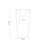 TERMO GLOSSY BLANCO TMPS 143 B (ACERO INOXIDABLE - PLÁSTICO) - Imagen 3