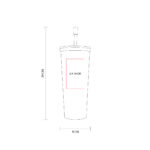 TERMO METÁLICO CON POPOTE VERDE PASTEL TMPS 149 VP (ACERO INOXIDABLE - PLÁSTICO - SILICÓN) - Imagen 4