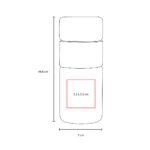 TERMO DE VIDRIO NANKIN CAFE TMPS 167 C (VIDRIO - PLÁSTICO - ACERO INOXIDABLE) - Imagen 7
