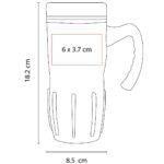 TERMO TURBO COFFEE PLATA TMPS 19. (ACERO INOXIDABLE - PLÁSTICO) - Imagen 3