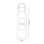 TMPS 203 A - CILINDRO LEGNA AZUL (AZUL - ALUMINIO - PLASTICO - BAMBU) - Imagen 4