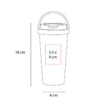 TERMO PARA SUBLIMAR HUSEY BLANCO TMPS 210 B (ACERO INOXIDABLE - PLÁSTICO) - Imagen 4