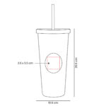 TMPS 213 VP - VASO ELMAS VERDE PASTEL (VERDE PASTEL - PLASTICO) - Imagen 3