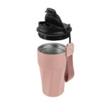 TMPS 229 P - TERMO STREDNA ROSA (ROSA - ACERO INOXIDABLE - PLASTICO - POLIESTER - PU) - Imagen 3