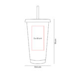 TMPS 237 P - VASO BLUR ROSA (ROSA - PLASTICO) - Imagen 4