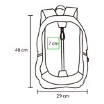 MOCHILA DINANT ROJO TX-075R ( TX-075 - TX075 - BACKPACK ) - Imagen 2